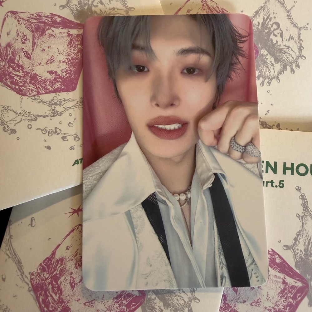 ATEEZ MINGI Golden Hour Part 5 Pop Up Random Trading Card Photocard